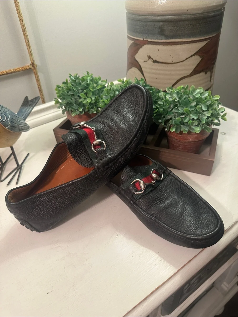 Gucci Black Horsebit Driving Loafers 7.5 or 8.5 9 US